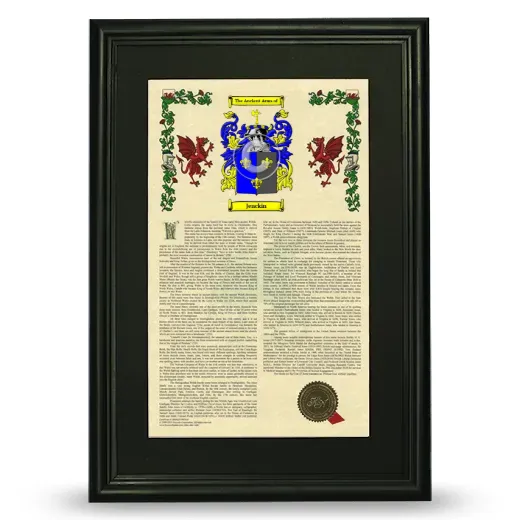 Jenckin Deluxe Armorial Framed - Black