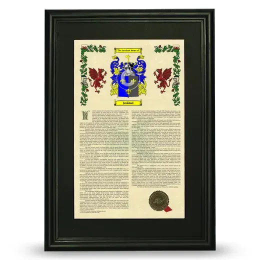 Jenkind Deluxe Armorial Framed - Black
