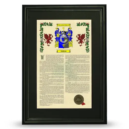Jenkynn Deluxe Armorial Framed - Black