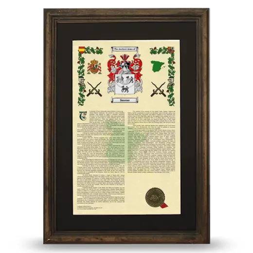Jimeno Deluxe Armorial Framed - Brown