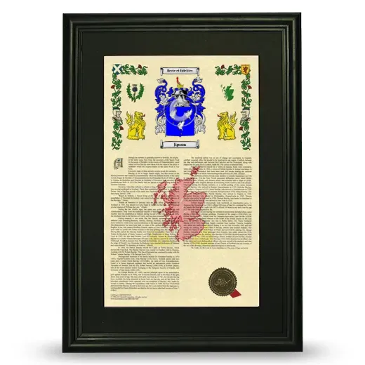 Jipson Deluxe Armorial Framed - Black