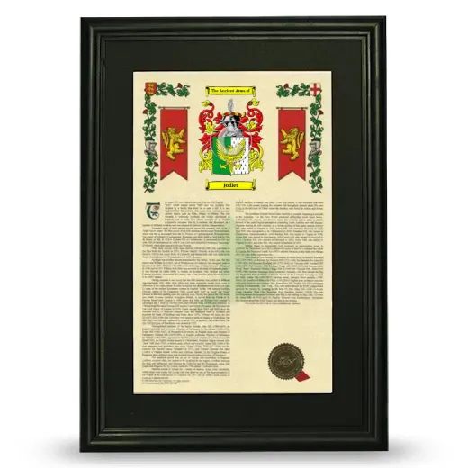 Jodlet Deluxe Armorial Framed - Black