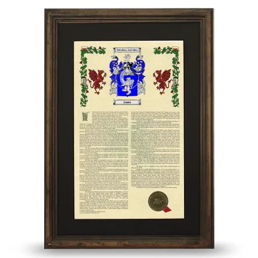 Jones Deluxe Armorial Framed - Brown
