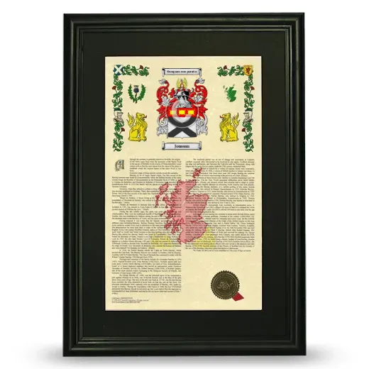 Jonsum Deluxe Armorial Framed - Black