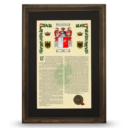 Juel Deluxe Armorial Framed - Brown