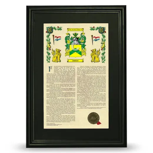 Juniuse Deluxe Armorial Framed - Black