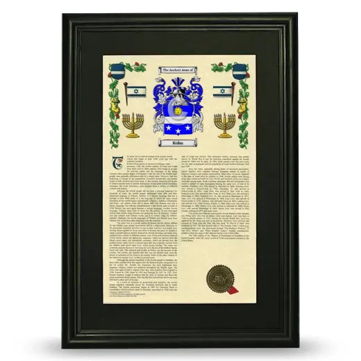 Kühn Deluxe Armorial Framed - Black