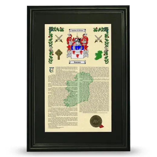 Kearney Deluxe Armorial Framed - Black