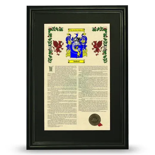 Kedwel Deluxe Armorial Framed - Black