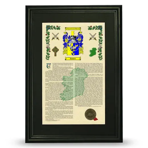 Kenney Deluxe Armorial Framed - Black