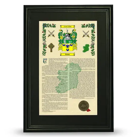 Kenny Deluxe Armorial Framed - Black