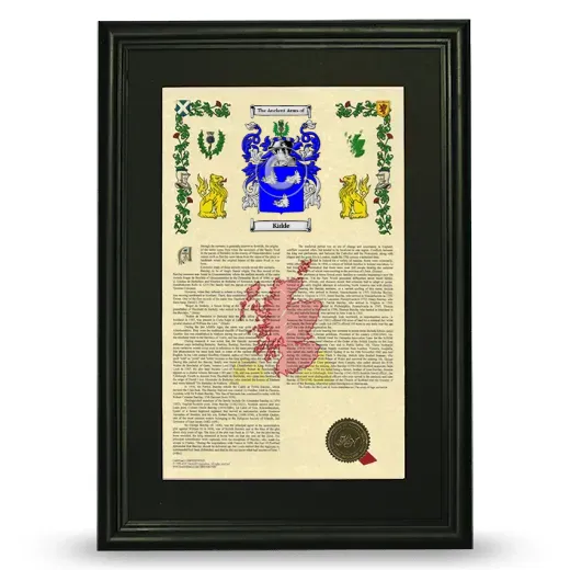 Kidde Deluxe Armorial Framed - Black