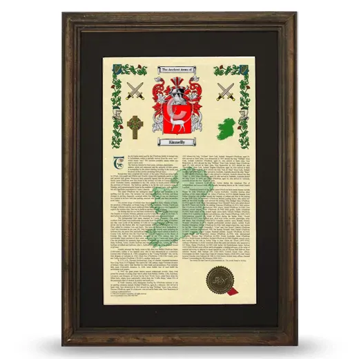 Kinnelly Deluxe Armorial Framed - Brown