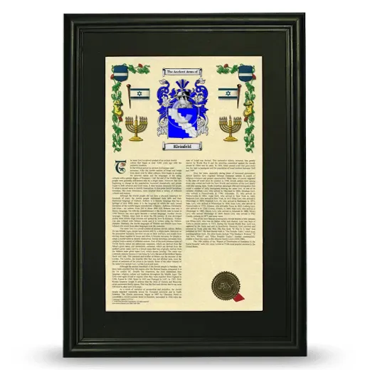 Kleinfeld Deluxe Armorial Framed - Black
