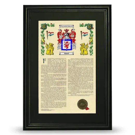 Knood Deluxe Armorial Framed - Black