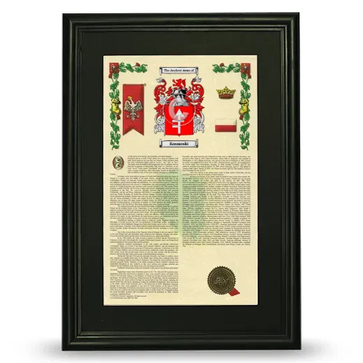 Kosmoski Deluxe Armorial Framed - Black
