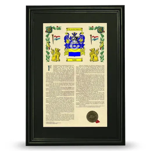 Laan Deluxe Armorial Framed - Black