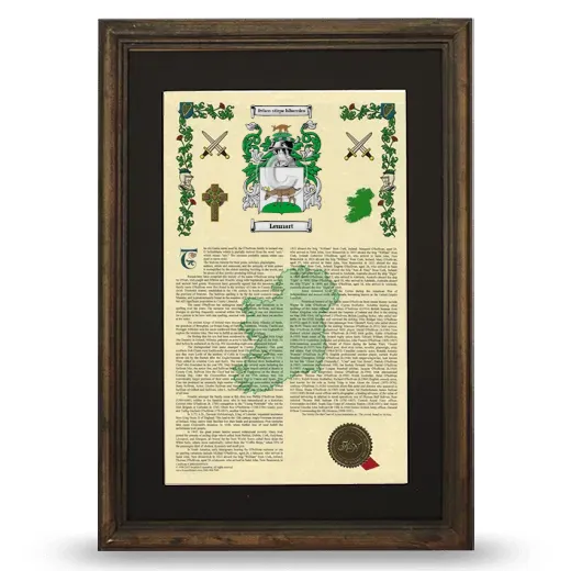 Lennart Deluxe Armorial Framed - Brown