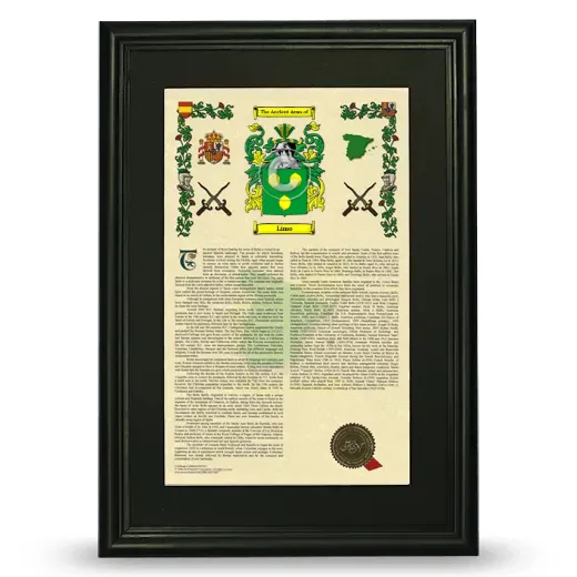 Limo Deluxe Armorial Framed - Black