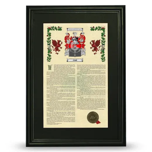 Lloid Deluxe Armorial Framed - Black