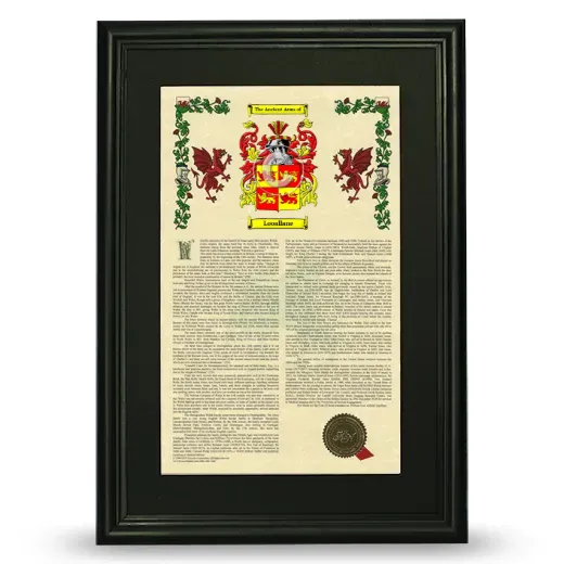 Looallane Deluxe Armorial Framed - Black