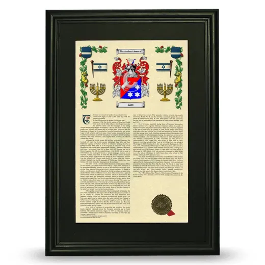 Lott Deluxe Armorial Framed - Black