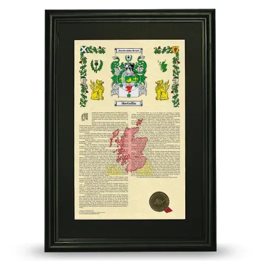 MacGaffin Deluxe Armorial Framed - Black