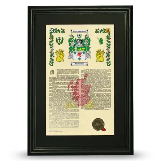 MacGoune Deluxe Armorial Framed - Black