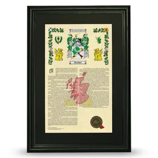 MacKary Deluxe Armorial Framed - Black
