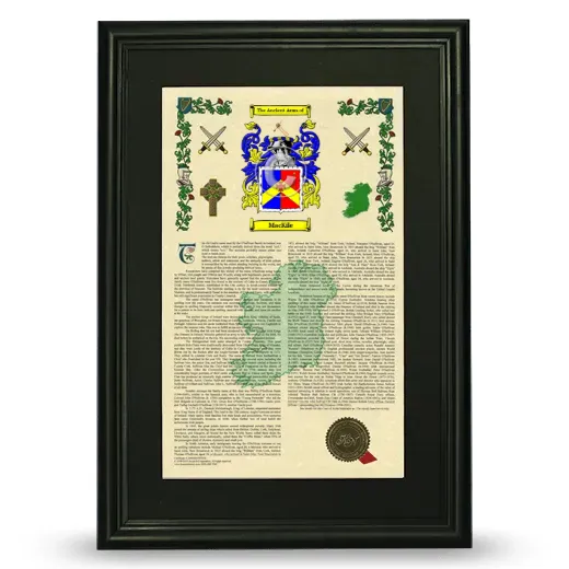 MacKile Deluxe Armorial Framed - Black