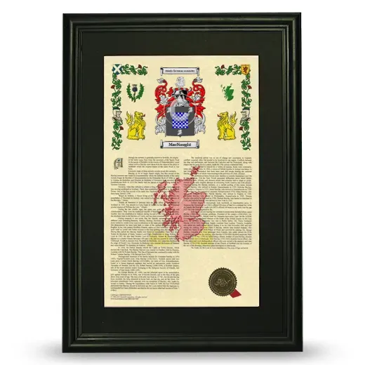 MacNaught Deluxe Armorial Framed - Black