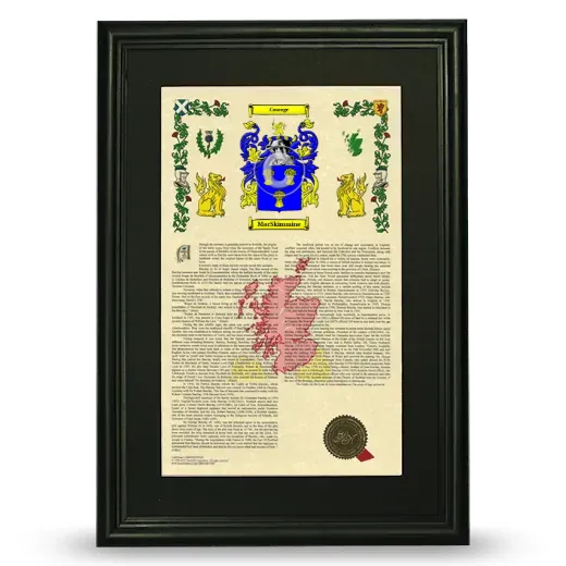 Macskimmine Deluxe Armorial Framed - Black