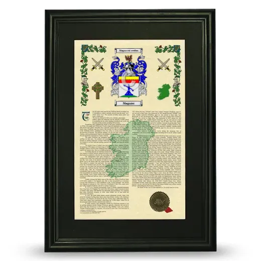 Magnier Deluxe Armorial Framed - Black