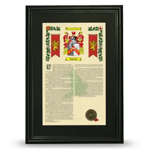 Magwood Deluxe Armorial Framed - Black