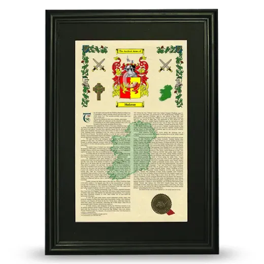 Maheny Deluxe Armorial Framed - Black