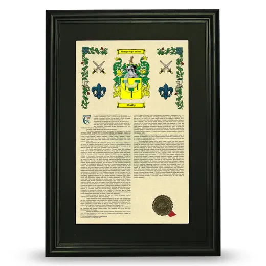 Mailly Deluxe Armorial Framed - Black