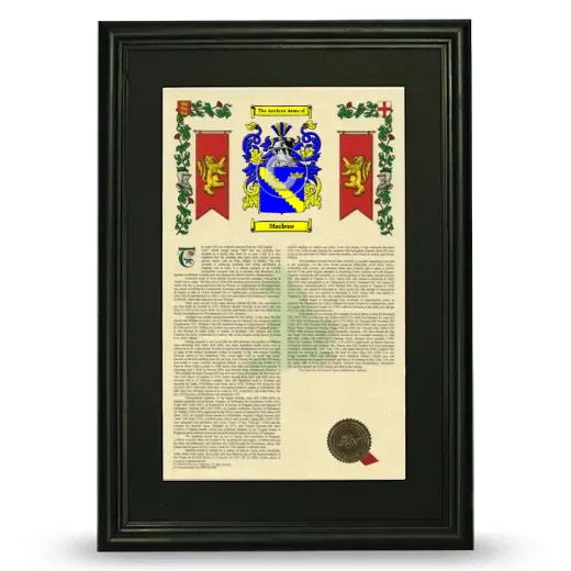 Marlene Deluxe Armorial Framed - Black