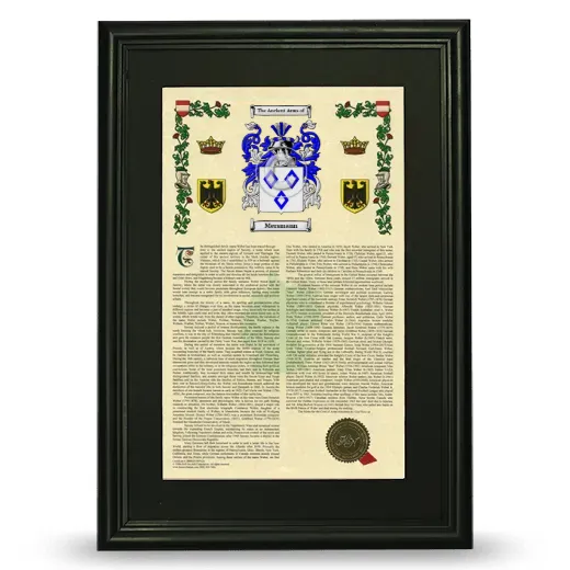 Mersmann Deluxe Armorial Framed - Black