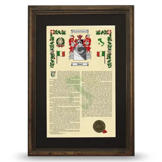 Miorel Deluxe Armorial Framed - Brown