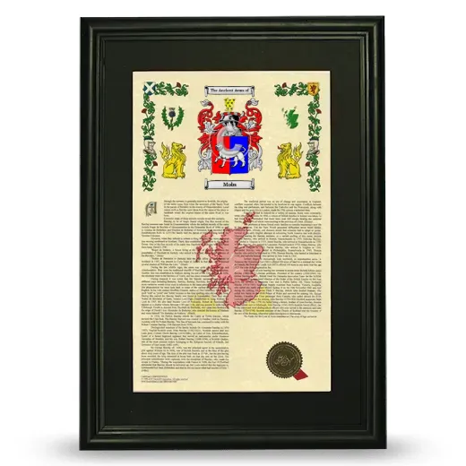 Mobs Deluxe Armorial Framed - Black