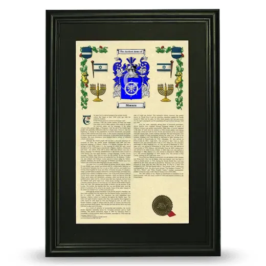 Moraru Deluxe Armorial Framed - Black