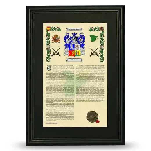 Morato Deluxe Armorial Framed - Black
