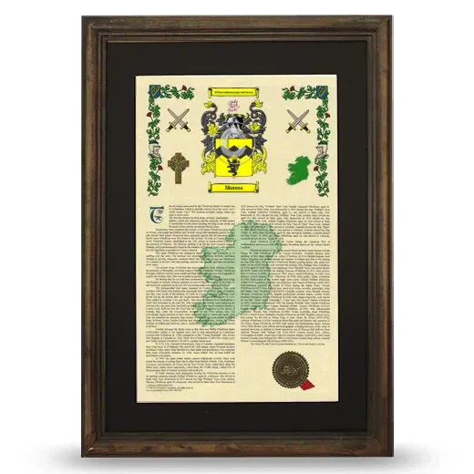 Moress Deluxe Armorial Framed - Brown