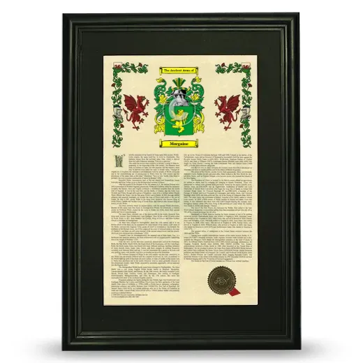 Morgaine Deluxe Armorial Framed - Black