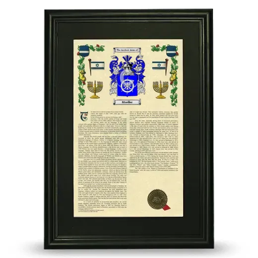 Mueller Deluxe Armorial Framed - Black