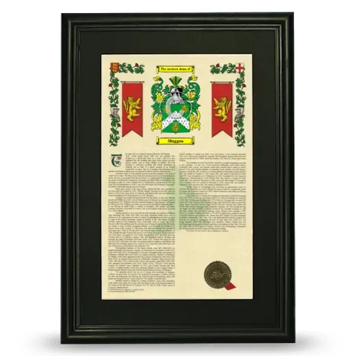 Muggen Deluxe Armorial Framed - Black