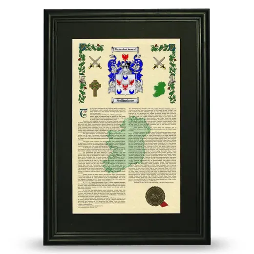 Mullinahone Deluxe Armorial Framed - Black