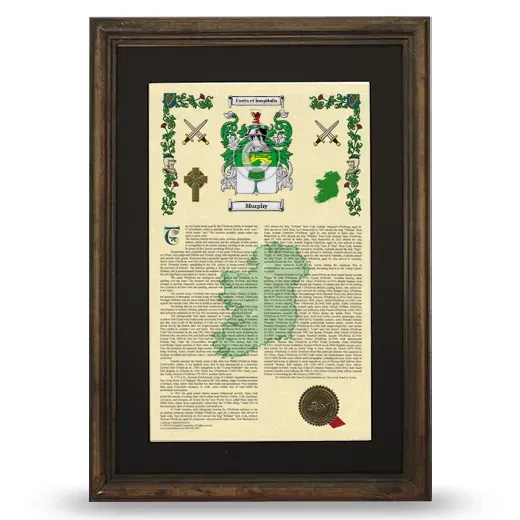 Murphy Deluxe Armorial Framed - Brown