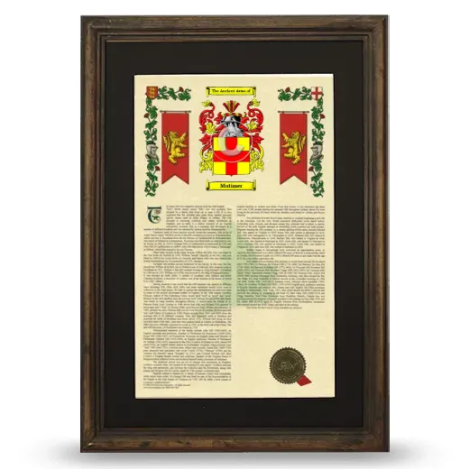 Mutimer Deluxe Armorial Framed - Brown