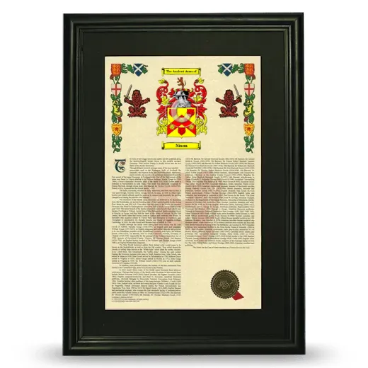 Nixon Deluxe Armorial Framed - Black